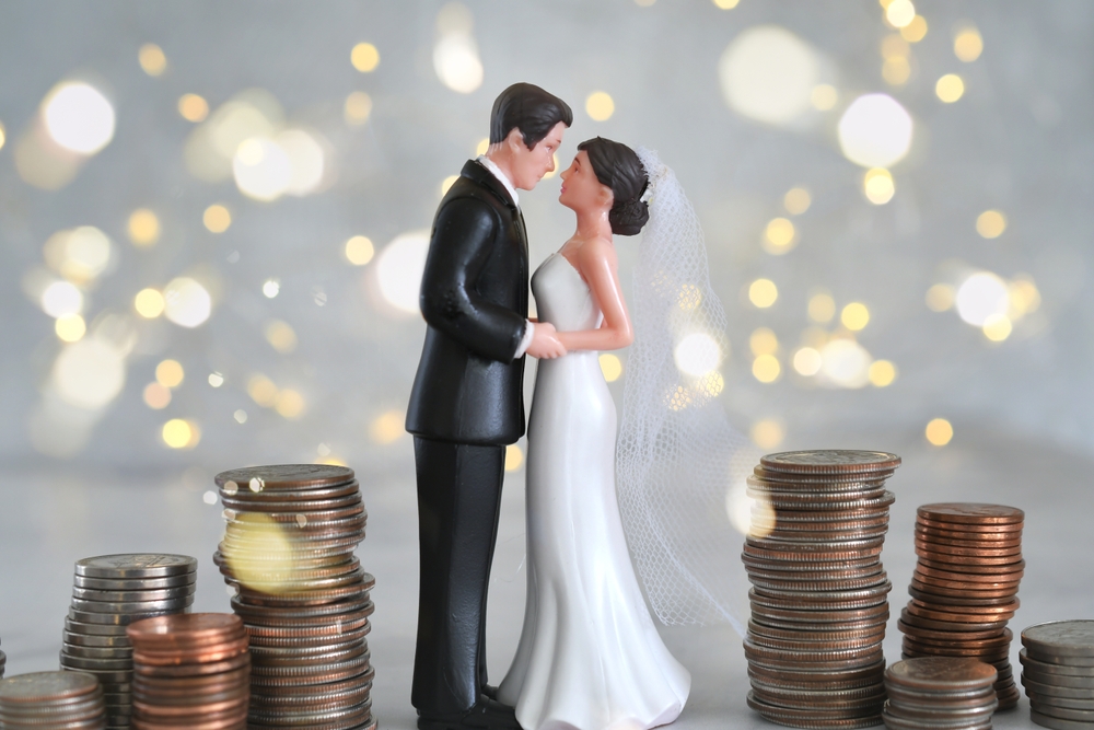 couple securing wedding loan